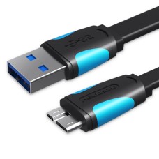 Cable USB Vention VAS-A12-B100 1 m Negro (1 unidad)