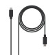 Cable USB NANOCABLE 10.01.2301 Negro 1 m