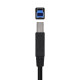 Cable USB Aisens A105-0444 Negro 2 m (1 unidad)