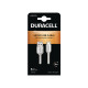 Cable USB DURACELL USB5023W 2 m Blanco (1 unidad)