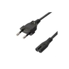 Cable de Alimentación 3GO C8 1 m Negro