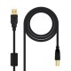 Cable USB 2.0 A a USB B NANOCABLE 10.01.1203 Negro 3 m (1 unidad)