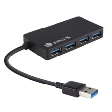 Hub USB NGS NGS-HUB-0044 Negro 480 Mbps