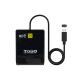 Lector de Tarjetas Inteligentes TooQ TQR-211B Negro