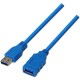 USB Extension Cable NANOCABLE 10.01.0902-BL 2 m Blue (1 Unit)