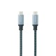 USB-C Cable NANOCABLE 10.01.4103-COMB 3 m Black Black/Grey (1 Unit)