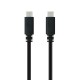 Cable USB-C NANOCABLE USB 2.0, 2m Negro 2 m