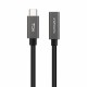 USB-C Extension Cable NANOCABLE 10.01.4401-L150 Black 1,5 m (1 Unit)