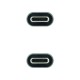 USB-C Cable NANOCABLE 10.01.4301 Black 1 m (1 Unit)