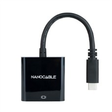 USB-C to HDMI Adapter NANOCABLE 10.16.4102-BK Black 4K Ultra HD (1 Unit)