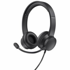 Auriculares con Micrófono Trust 25088 Negro