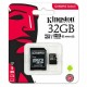 Micro SD Memory Card with Adaptor Kingston SDCS2/128GB Black 128 GB