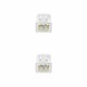 CAT 6a UTP Cable NANOCABLE 10.20.1802-W White 2 m LSZH