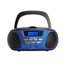 Radio CD Bluetooth MP3 Aiwa BBTU-300BL Azul Negro