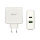 Cargador USB Pared Aisens ASCH-2PD30QC-W Blanco 48 W USB-C (1 unidad)