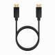 DisplayPort Cable Aisens A124-0738 Black 1 m 4K Ultra HD