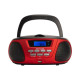 Radio CD Bluetooth MP3 Aiwa BBTU-300RD Black Red