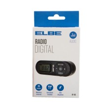 Portable Digital Radio ELBE RF-96 Black FM