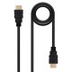 HDMI Cable NANOCABLE 10.15.0301 1 m Black