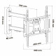 Soporte TV Nox NXLITEWALLFLEX 23
