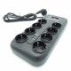 Regleta Enchufes 8 Tomas con Interruptor Cyberpower P0820SUF0-DE (1,8 m)