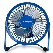 Mini Fan with USB for Computer Orbegozo PW 1026 Blue