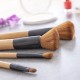 Set of Wooden Make-up Brushes with Carry Case Miset InnovaGoods 5 Pieces