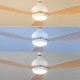 LED Ceiling Fan with 3 ABS Blades Wuled InnovaGoods Wood 36 W 52