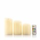 Multicolour Flame-Effect LED Candles with Remote Control Lendles InnovaGoods 3 Units