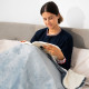 Electric Blanket Heklet InnovaGoods White Grey 130 x 180 cm 160 W