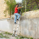 Escalera telescópica Ladescop32 InnovaGoods Plateado Metalizado Plástico 3,2 m (Reacondicionado A)