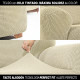 Right short arm chaise longue cover Sofaskins Beige (Refurbished A)