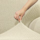 Right short arm chaise longue cover Sofaskins Beige (Refurbished A)