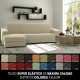 Right short arm chaise longue cover Sofaskins Beige (Refurbished A)