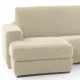 Right short arm chaise longue cover Sofaskins Beige (Refurbished A)