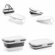 Cesta de Picnic Plegable con Tapa-Mesa InnovaGoods FOLDABLE CAMPING BASKET Plástico (Reacondicionado B)