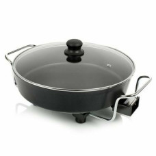 Cazuela Eléctrica Multiusos Princess Negro Madera Metal Aluminio 1800 W Ø 35 cm (Reacondicionado C)