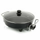 Cazuela Eléctrica Multiusos Princess Negro Madera Metal Aluminio 1800 W Ø 35 cm (Reacondicionado C)
