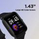 Smartwatch Amazfit Negro Rosa 1,43