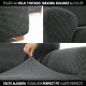 Funda para chaise longue de brazo largo izquierdo Sofaskins Gris oscuro (Reacondicionado A)