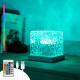 Proyector LED de Auroras Boreales Recargable InnovaGoods RECHARGEABLE WATER RIPPLE LAMP (Reacondicionado A)