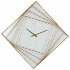 Reloj de Pared Nextime Blanco/Dorado Metal (Reacondicionado A)