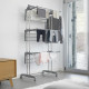 Tendedero Plegable Vertical con Ruedas Folver InnovaGoods   24 Barras Metal (Reacondicionado B)