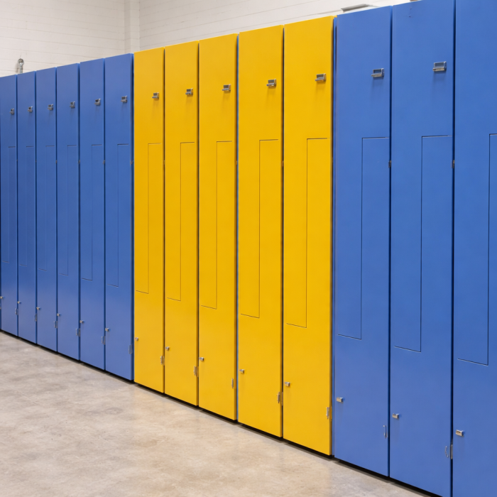 Taquilla metálica SimonRack: 475x400x500 mm, sin tornillos