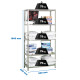 SimonRack Metal Shelving Unit: 1800x800x300 mm, 5 Metal Shelves, 75 kg per shelf, with screws