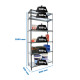 SimonRack Metal Shelving Unit: 2500x900x400 mm, 6 Metal Shelves, 180 kg per shelf, without screws
