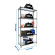 SimonRack Metal Shelving Unit: 2000x1200x500 mm, 5 Metal Shelves, 200 kg per shelf, without screws
