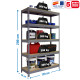SimonRack Metal Shelving Unit: 2000x1200x450 mm, 5 Wooden Shelves, 300 kg per shelf, without screws