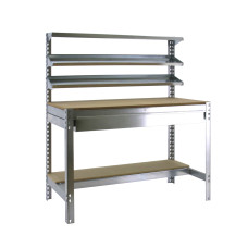 SimonRack metal workbench: 1445x910x610 mm, 5 shelves, 400 kg per shelf, without screws
