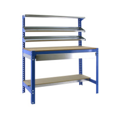 SimonRack metal workbench: 1445x910x610 mm, 5 shelves, 400 kg per shelf, without screws